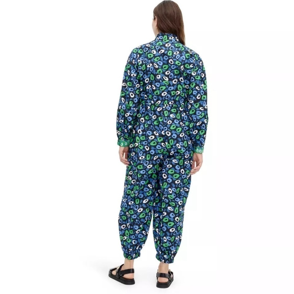 Diane von Furstenberg X Target Women's Nylon Jazz Green Sports Jumpsuit XS - Picture 3 of 14